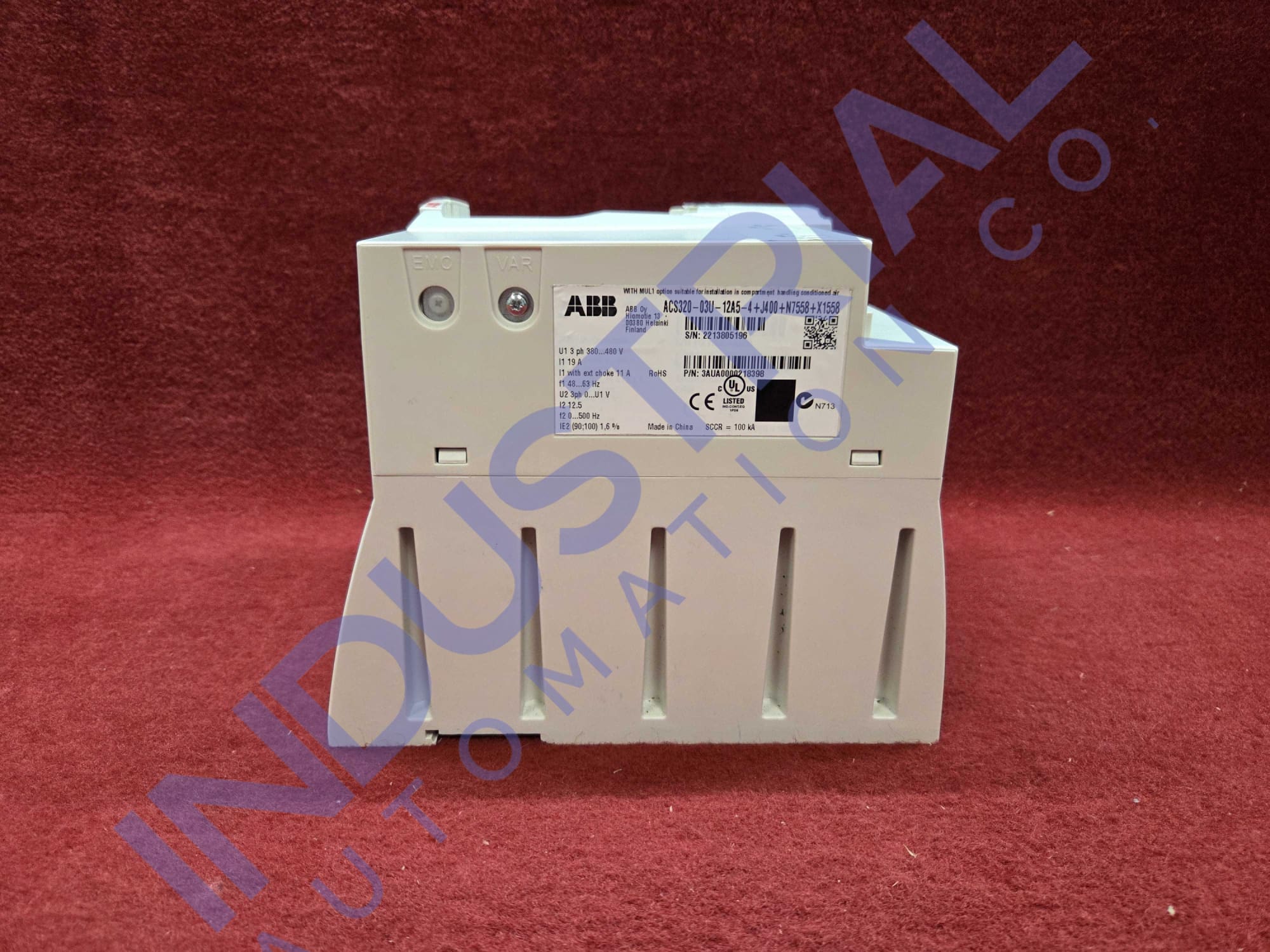 ABB ACS320-03U-12A5-4+J400+N7558+X1558 - Image 2
