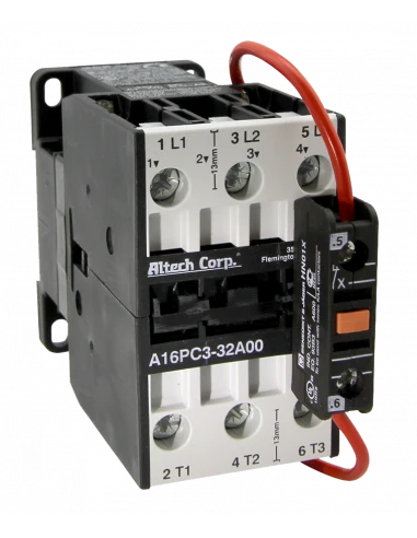 Altech A16PC3-32A00-AC24V Contactor, 3 Pole, 32A/400VAC