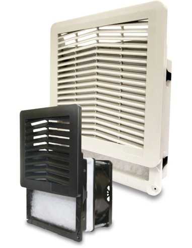 Altech AFF-1010B-120VAC Filter Fan, 120VAC, 9CFM