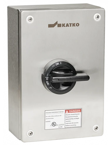 Altech KER360UL98 STAINLESS STEEL ENCL. SWITCH, 3 POLE