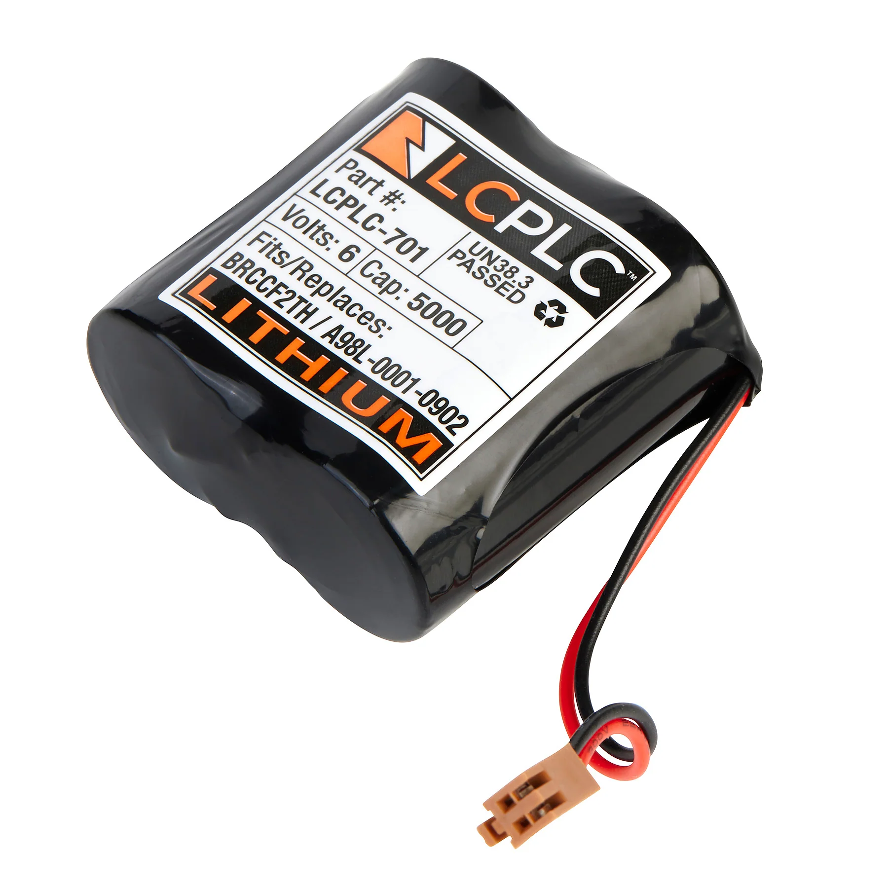 Replacement Battery for the GE Fanuc A06B-0073-K001 - 6V 5000mAh Lithium