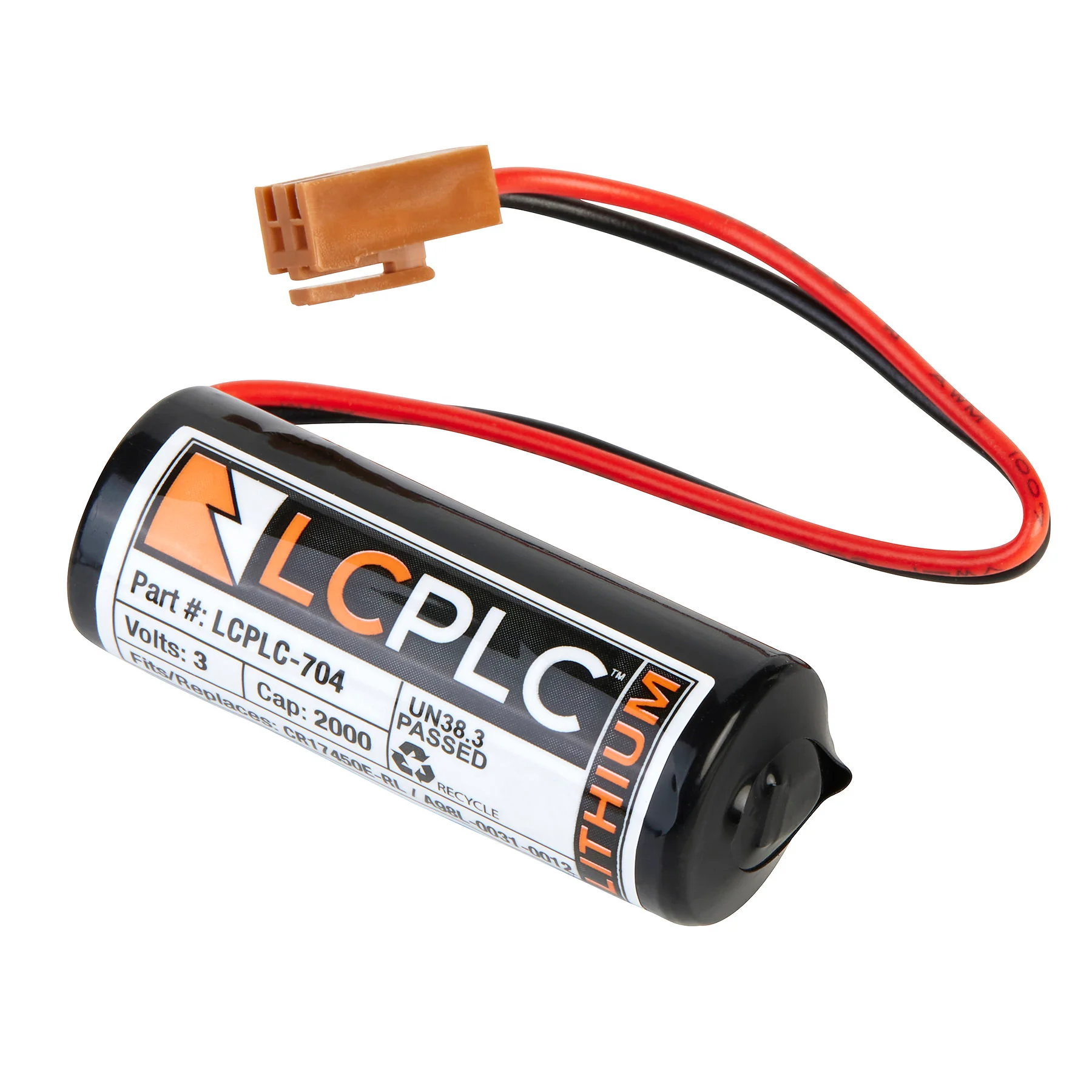 Replacement Battery for the GE Fanuc CNC Series Power Mate iH - 3V 2400mAh Lithium