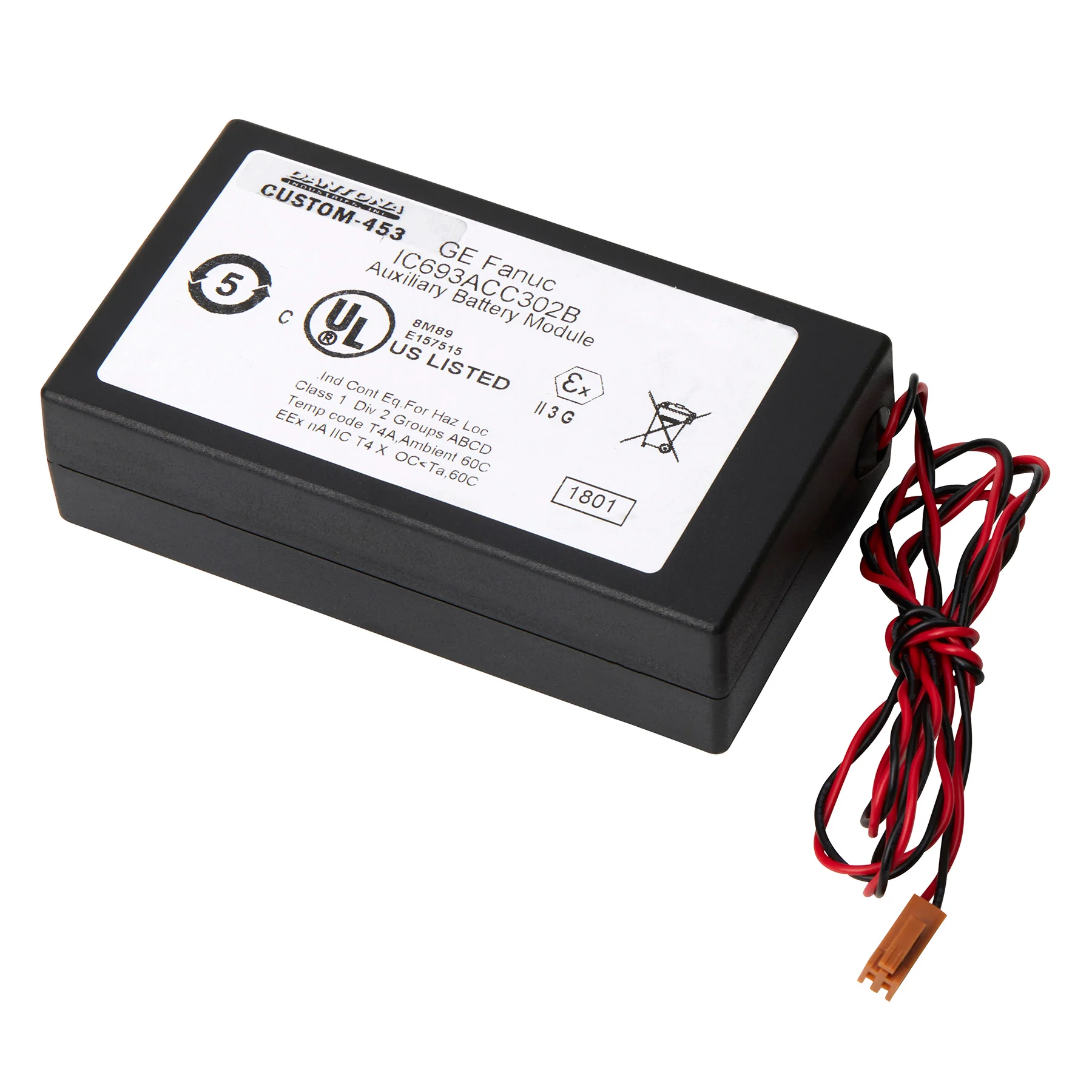Replacement Battery for the GE Fanuc Series 90-70 - 3.0V 15000 mAh (15 Ah)mAh Lithium