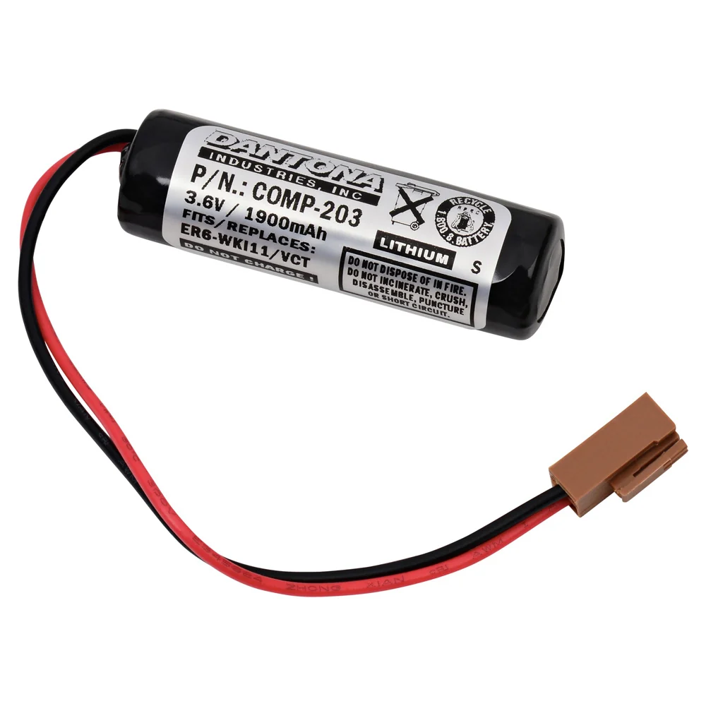 Replacement Battery for the Mitsubishi CR2A - 3.6V 2600mAh Lithium