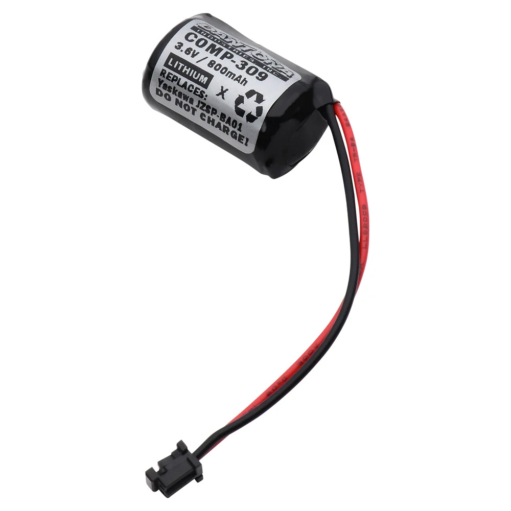 Replacement Battery for the Omron R88A-BAT02W - 3.6V 1200mAh Lithium