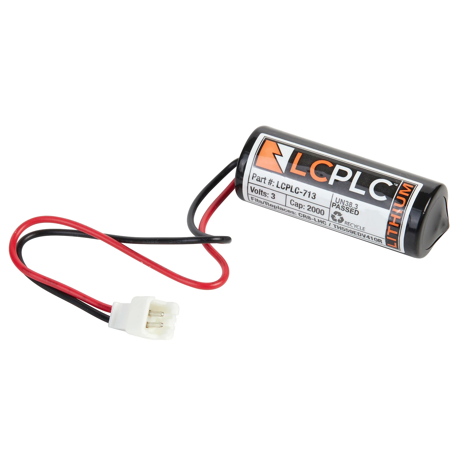 Replacement Battery for the Wallingford (Flush-2) 37858 - 3V 2000mAh Lithium
