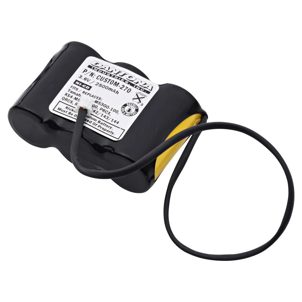 Replacement Battery for the Yamaha RCX144 - 3.6V 2500mAh NiCd